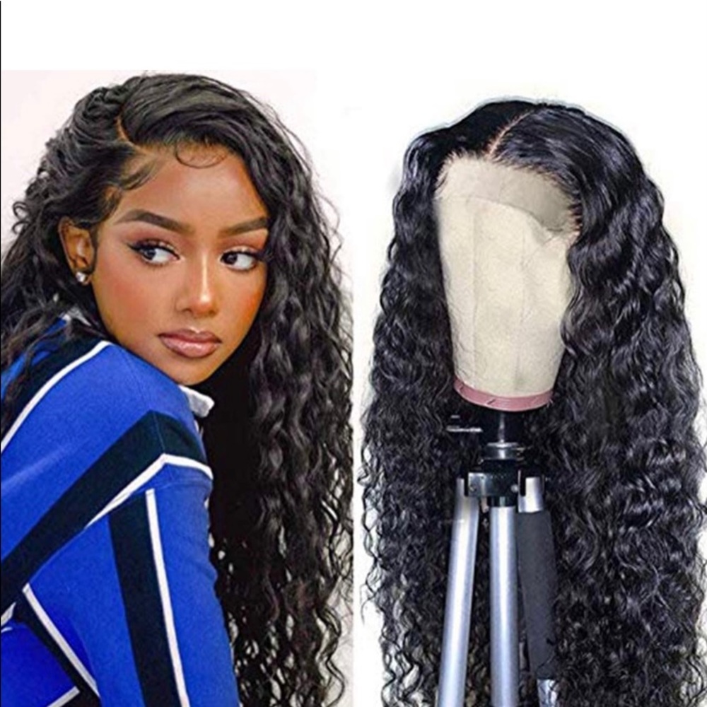 Curly lace front wig 16” inch
